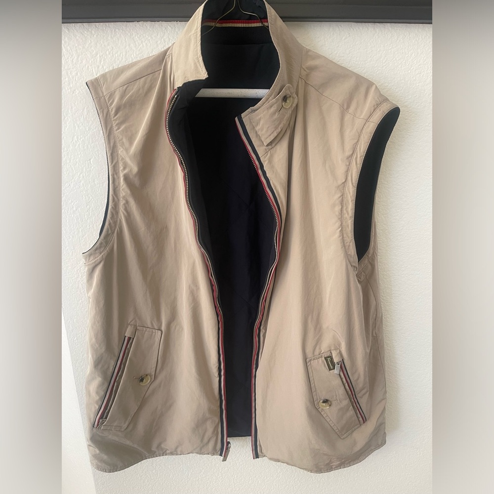 FACONNABLE REVERSIBLE VEST SIZE M